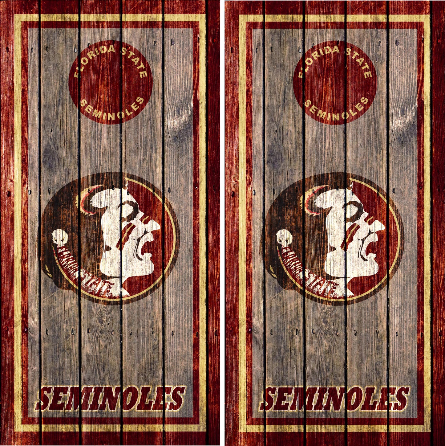 Florida State Seminoles Cornhole wraps