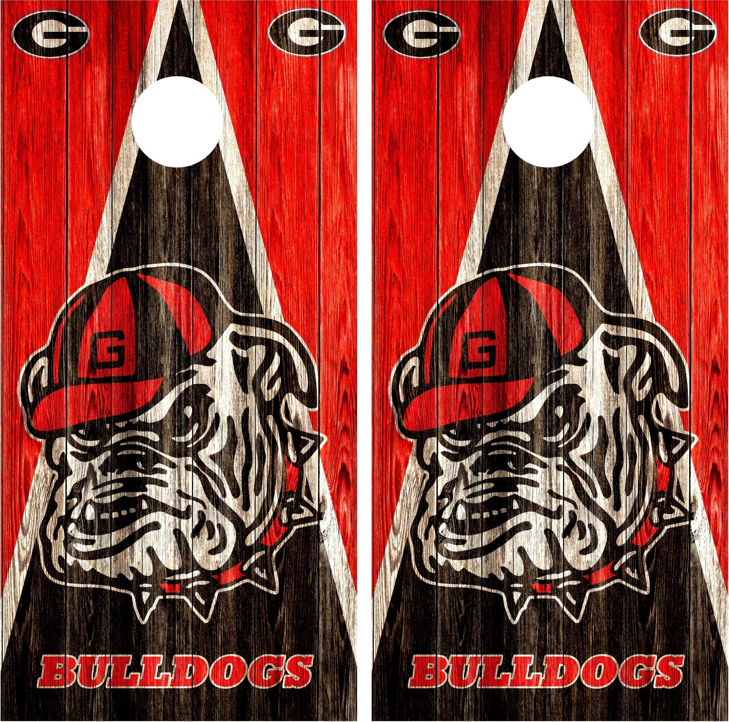 Georgia Bulldogs Cornhole wraps