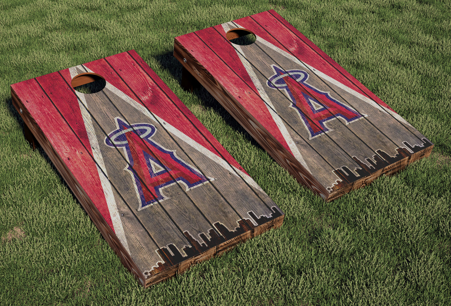 Los Angeles Angels Regulation Cornhole Boards