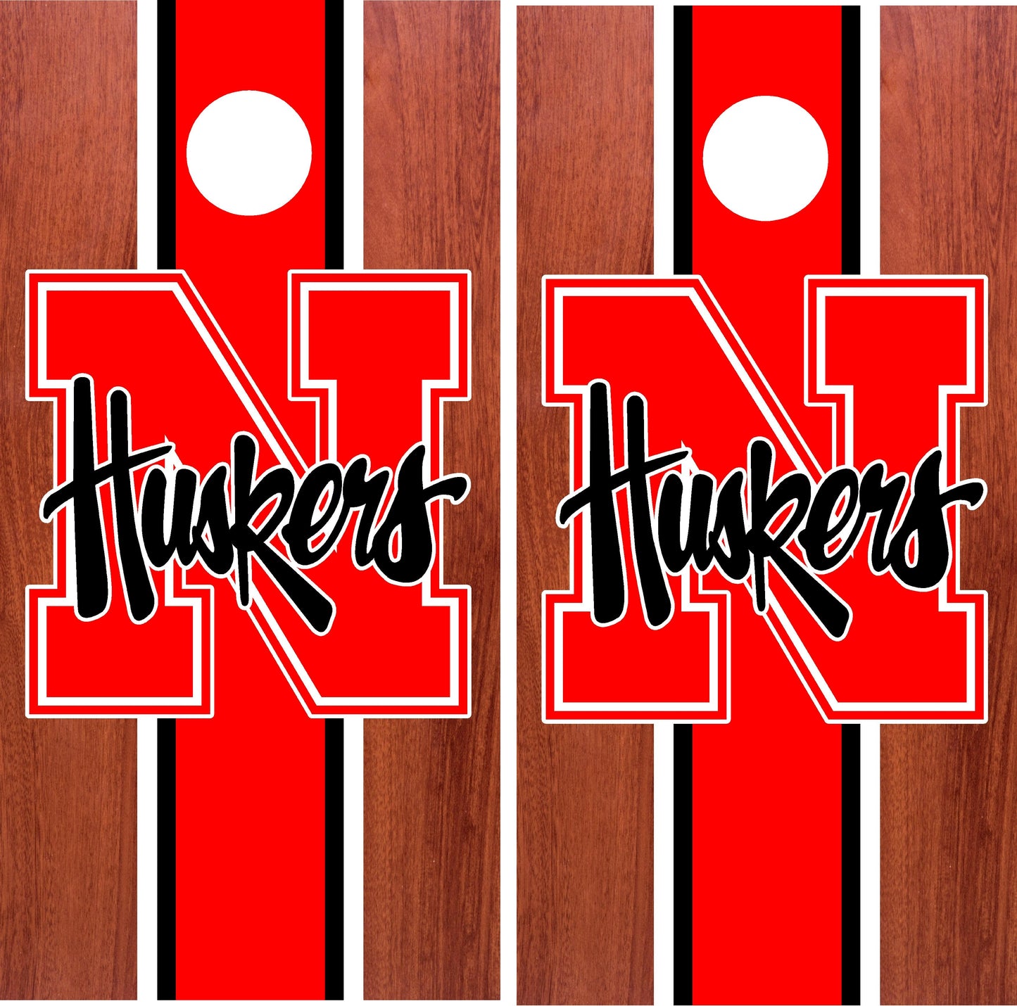 Nebraska Cornhuskers Cornhole wraps