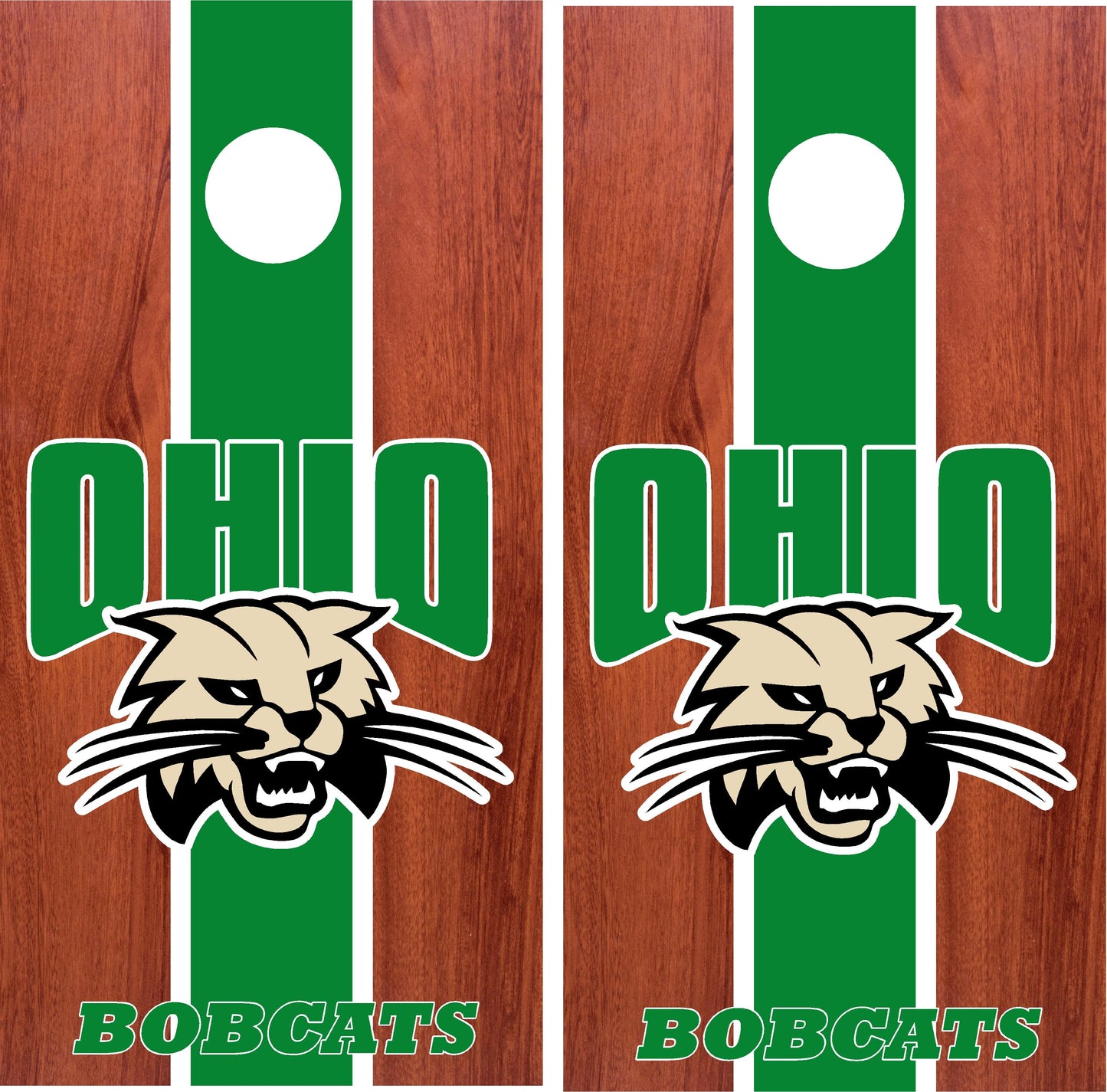 Ohio Bobcats Cornhole wraps