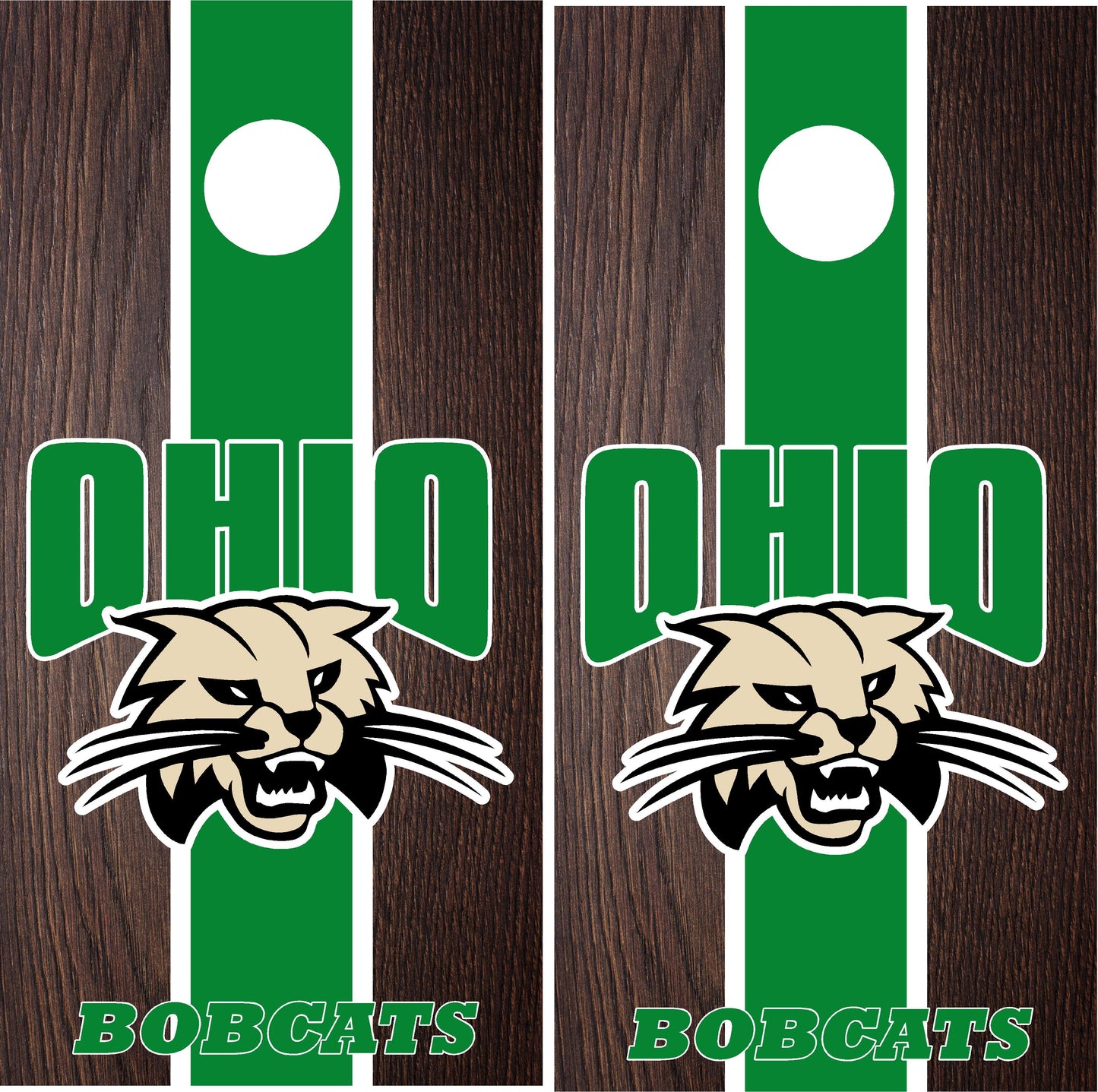 Ohio Bobcats Cornhole wraps