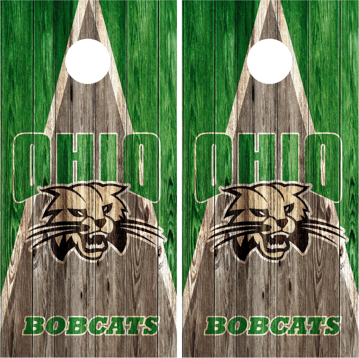 Ohio Bobcats Cornhole wraps