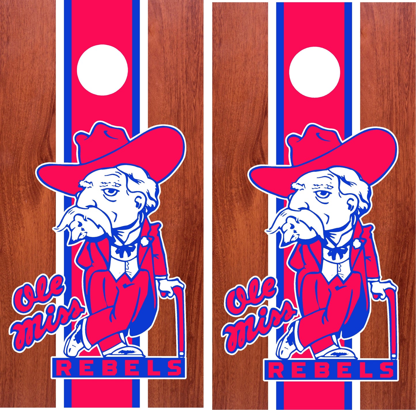 Ole Miss Rebels Cornhole wraps