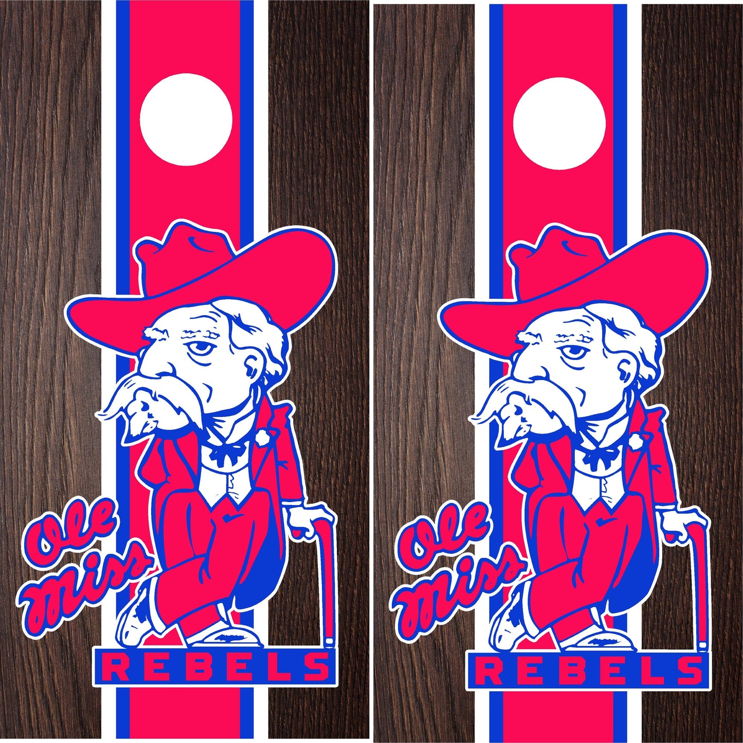 Ole Miss Rebels Cornhole wraps