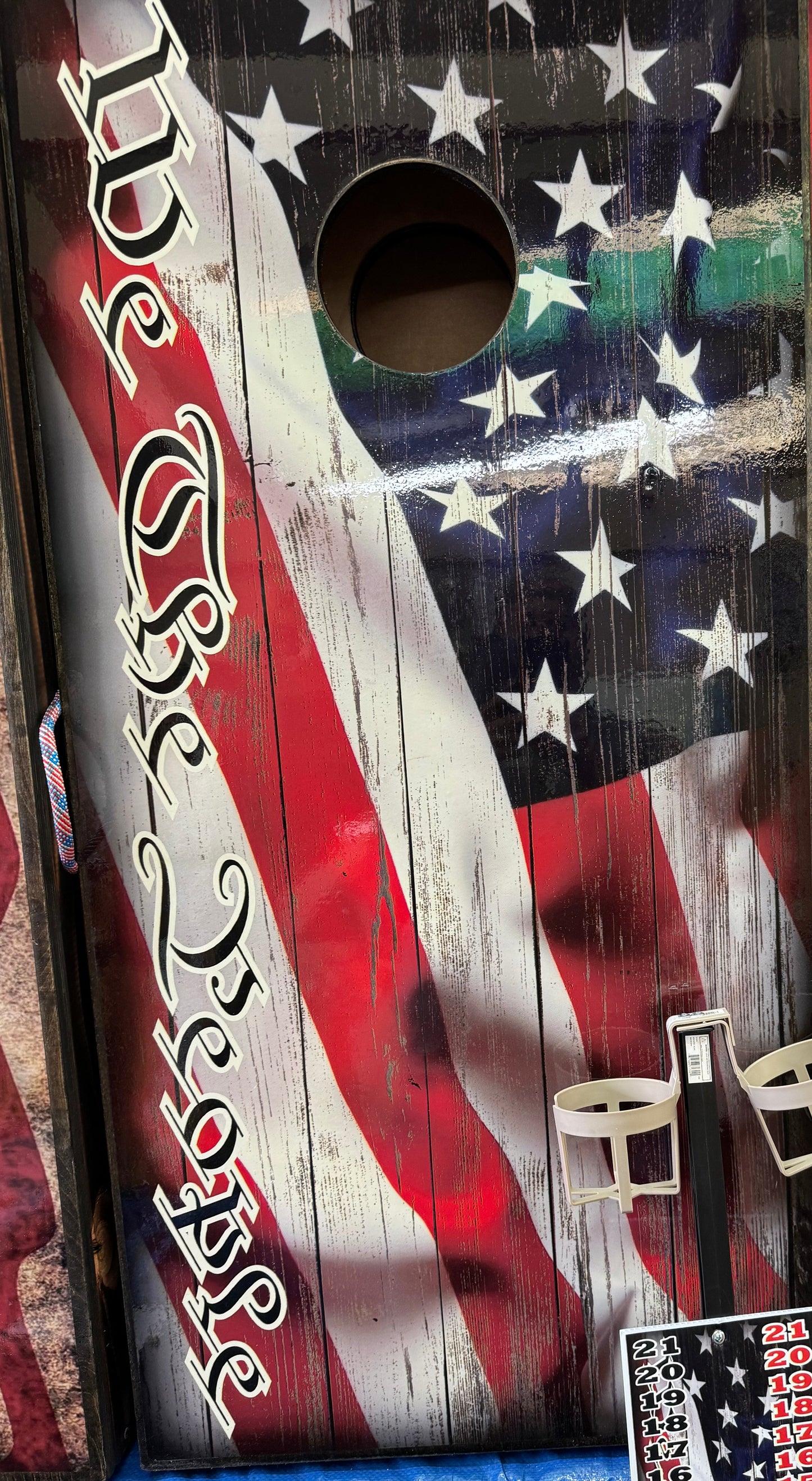 Rustic Flag American Flag we the people