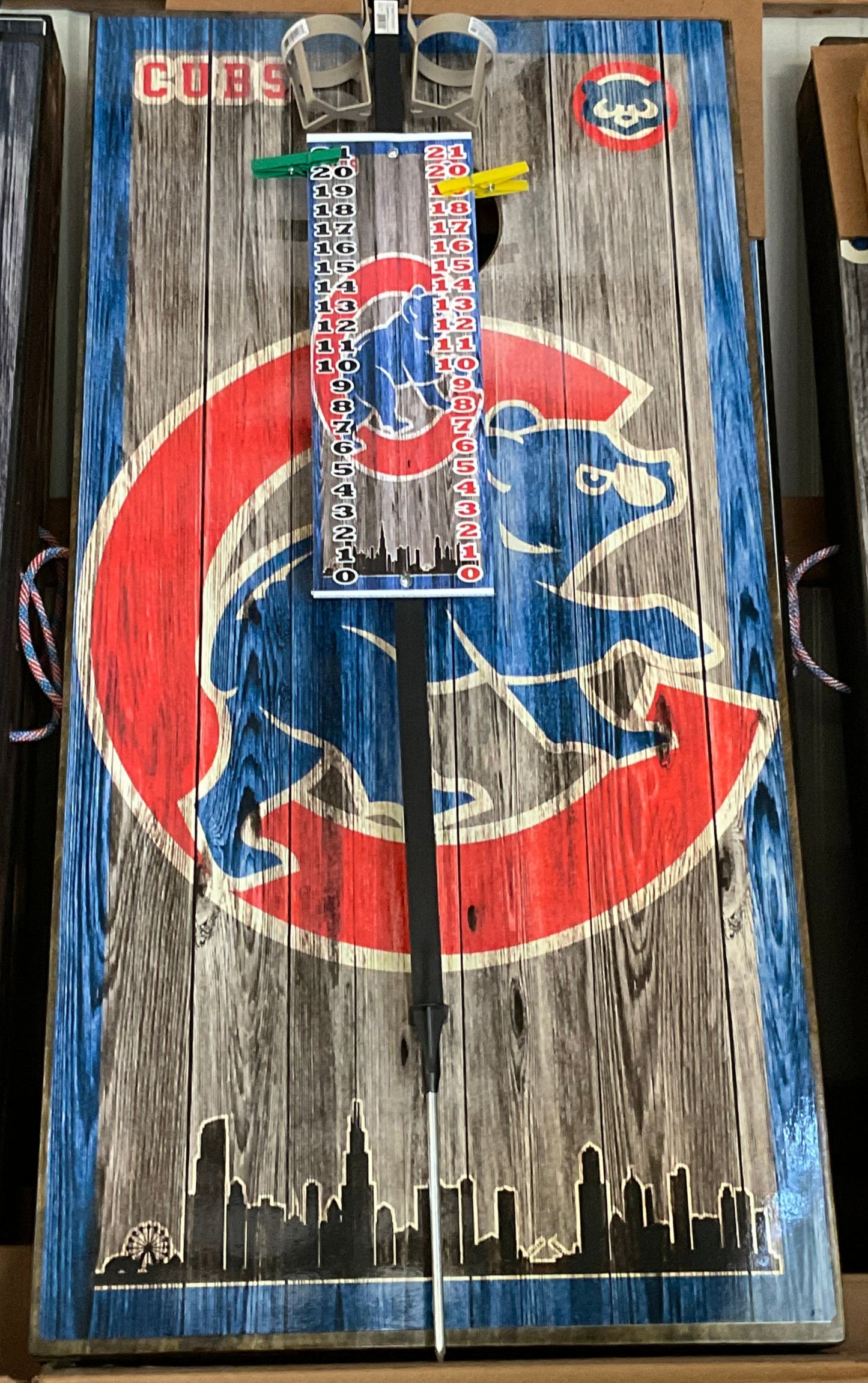 Chicago Cubs Regulation Cornhole Boards