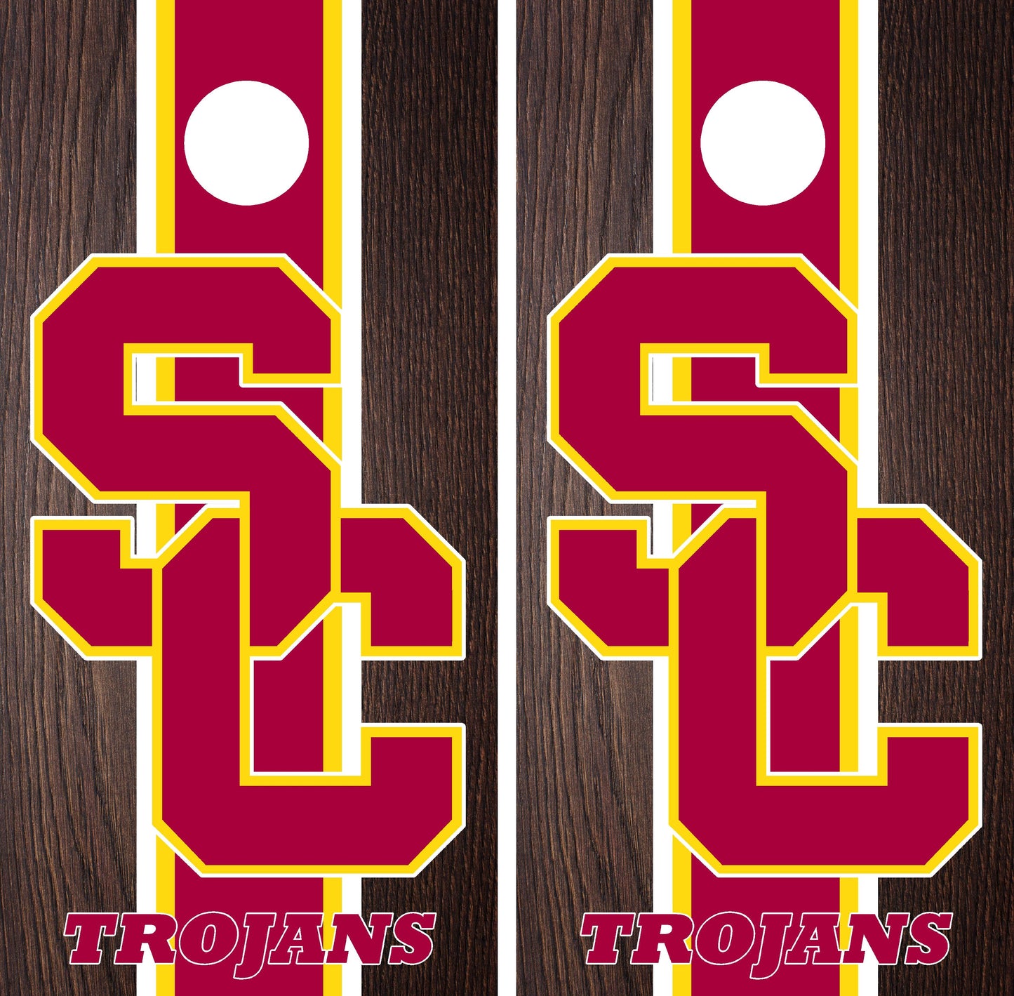 USC Trojans Cornhole wraps