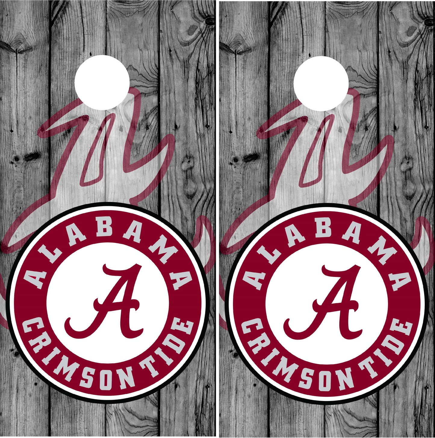Alabama Crimson Tide Cornhole Wraps!