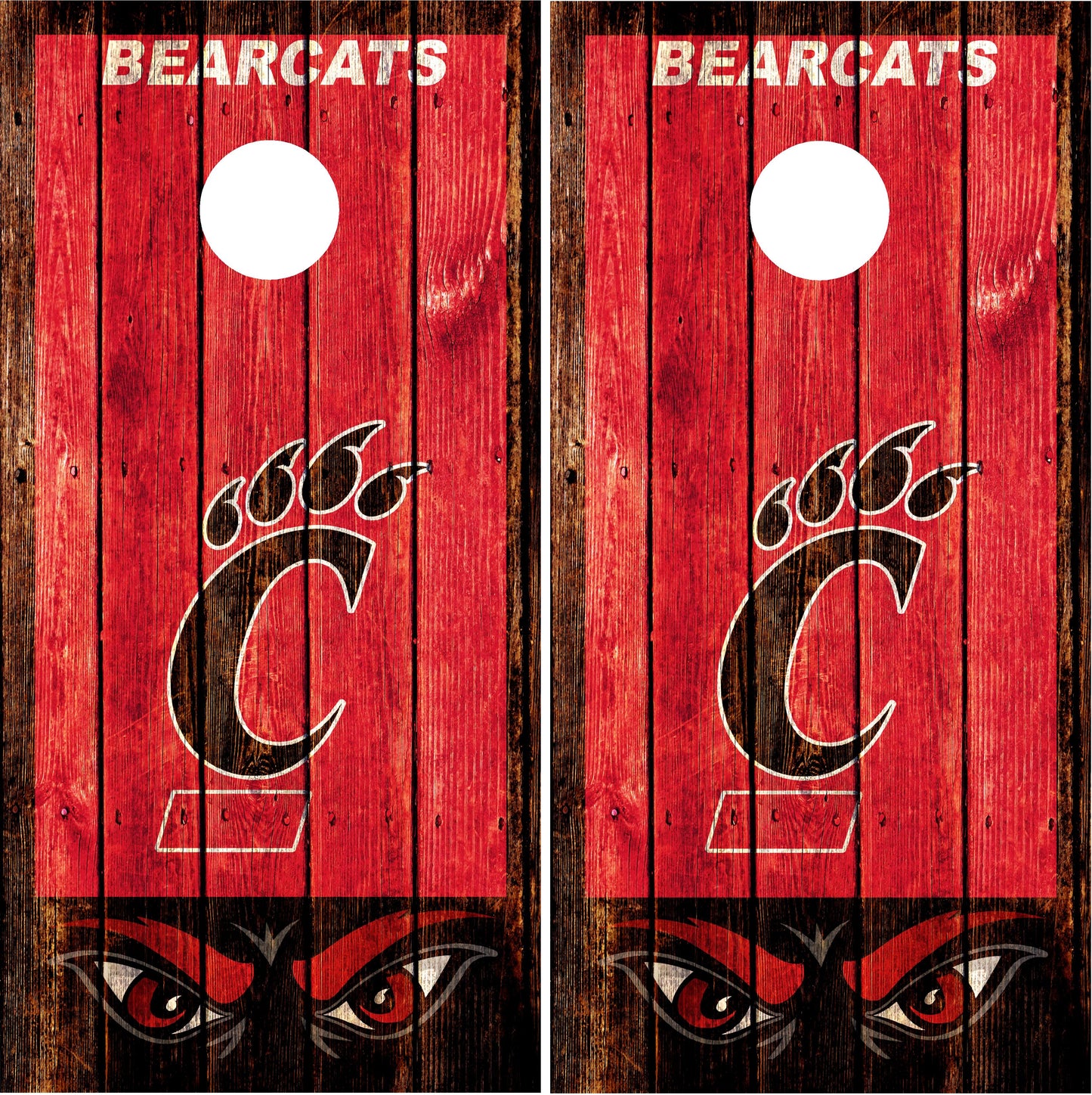 Cincinnati Bearcats Cornhole wraps