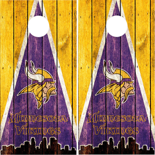 Minnesota Vikings Cornhole Wraps