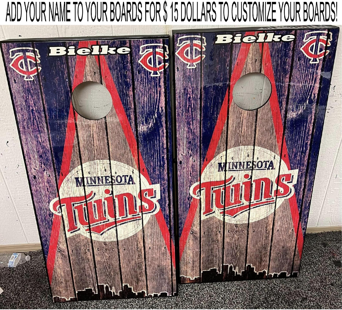Add your name to your cornhole set