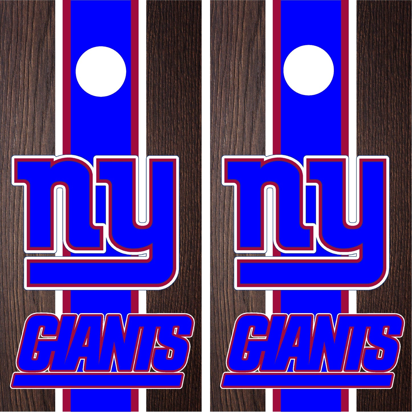 New York Giants Cornhole Wraps