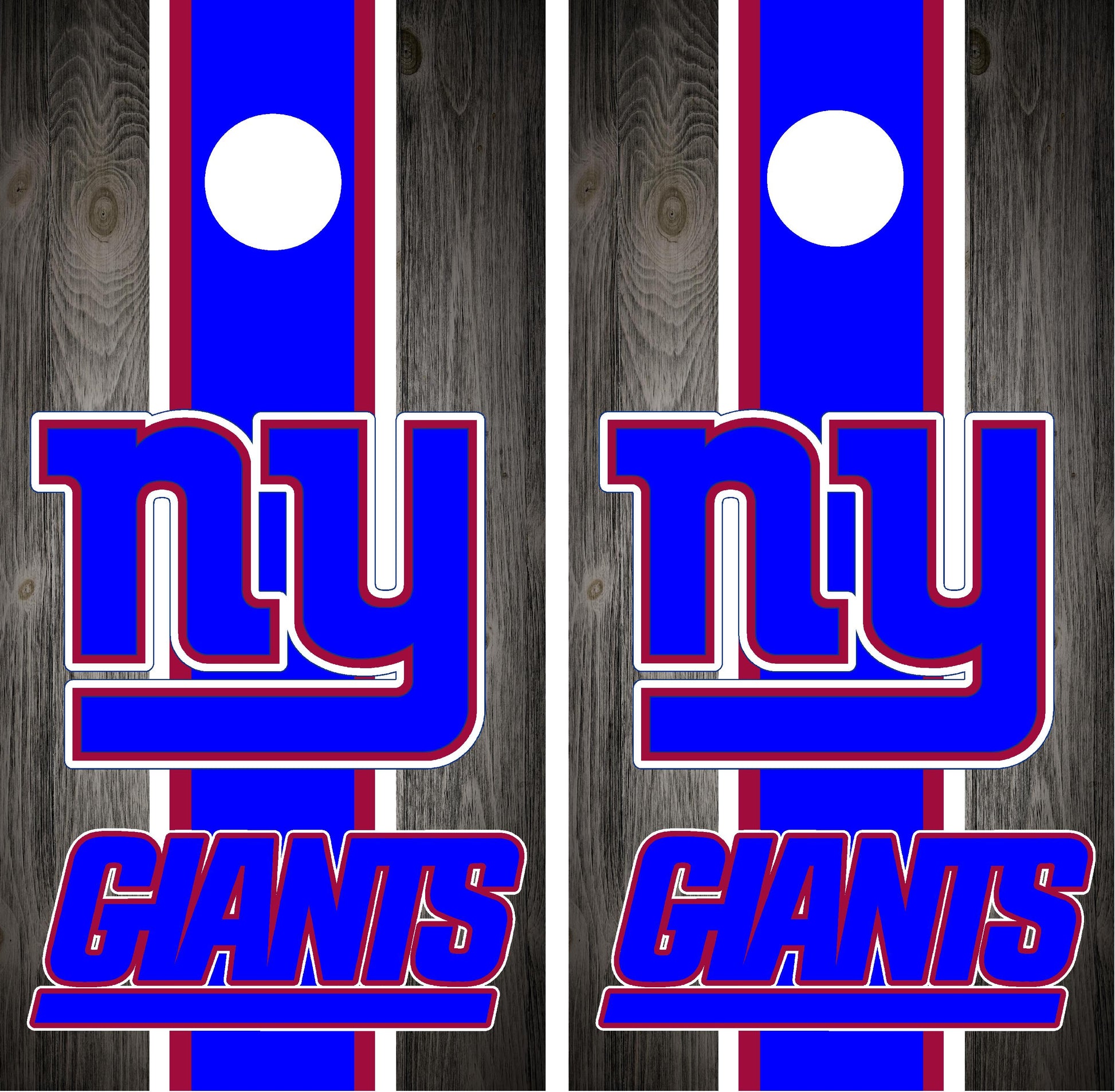 New York Giants Cornhole Wraps