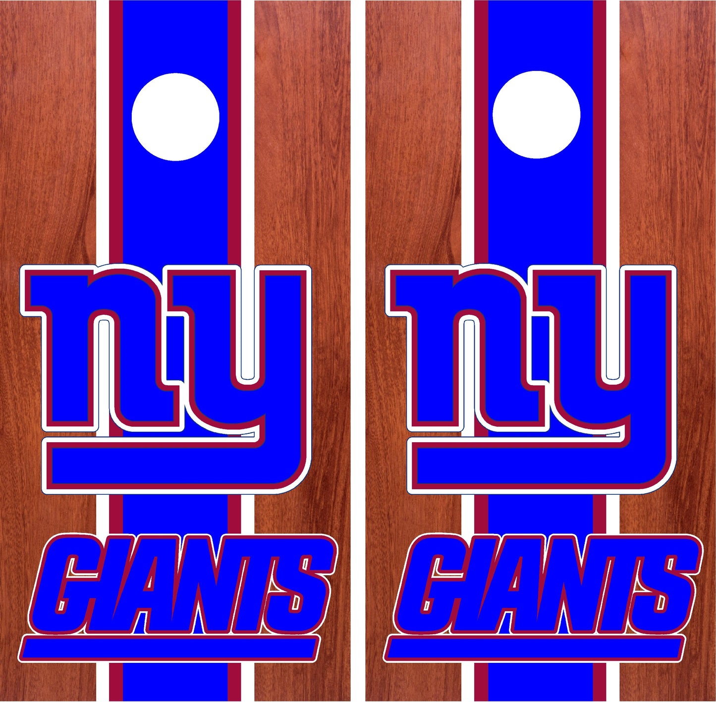 New York Giants Cornhole Wraps