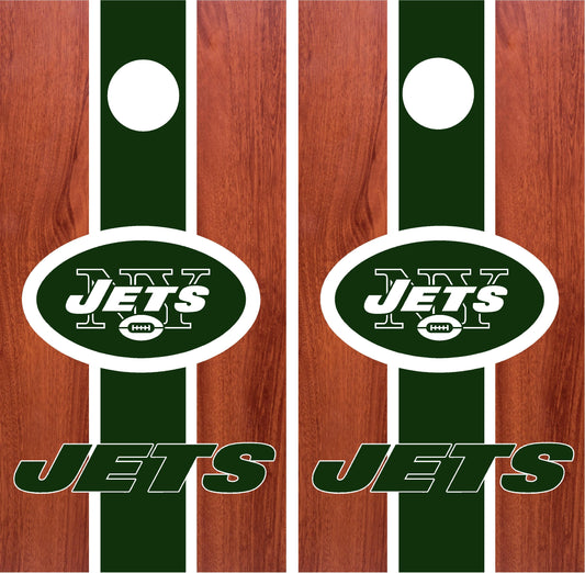 New York Jets Cornhole Wraps! Option 4