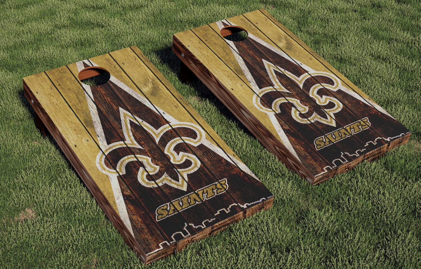 New Orleans Saints Regulation Cornhole Boards