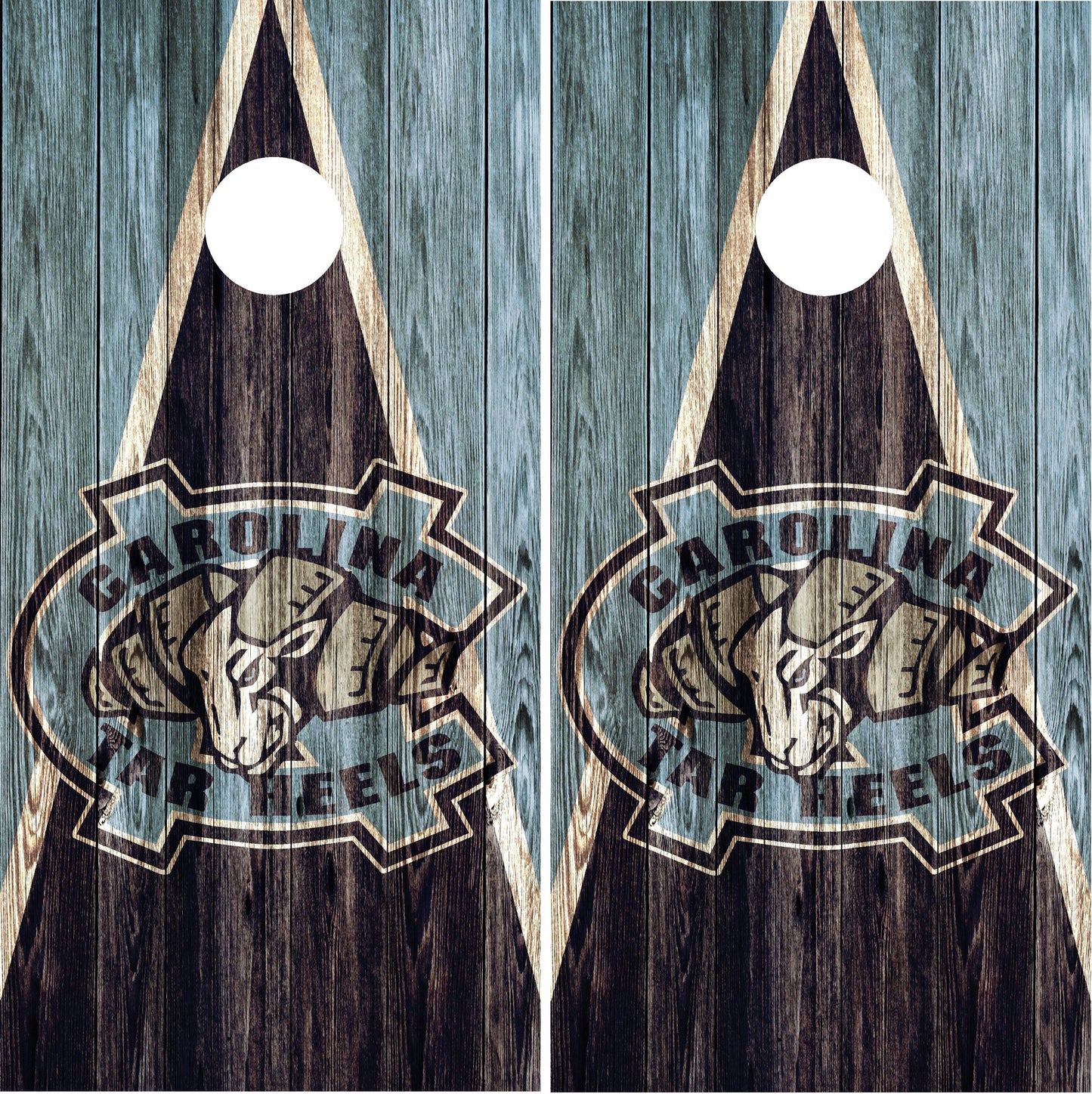 North Carolina Tar Heels Cornhole wraps