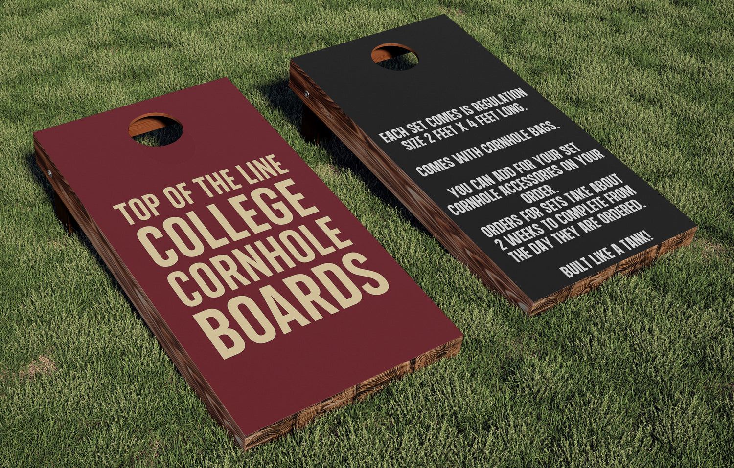College Cornhole Boards