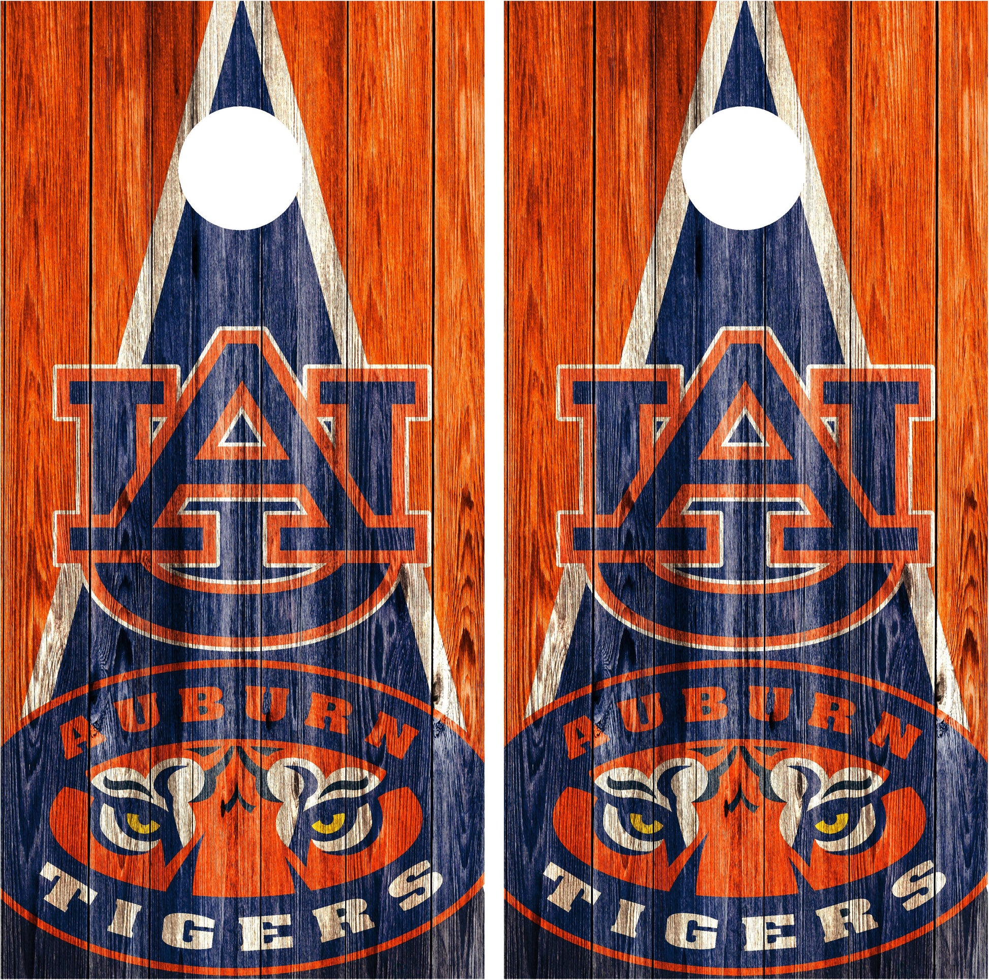 Auburn Tigers Cornhole wraps