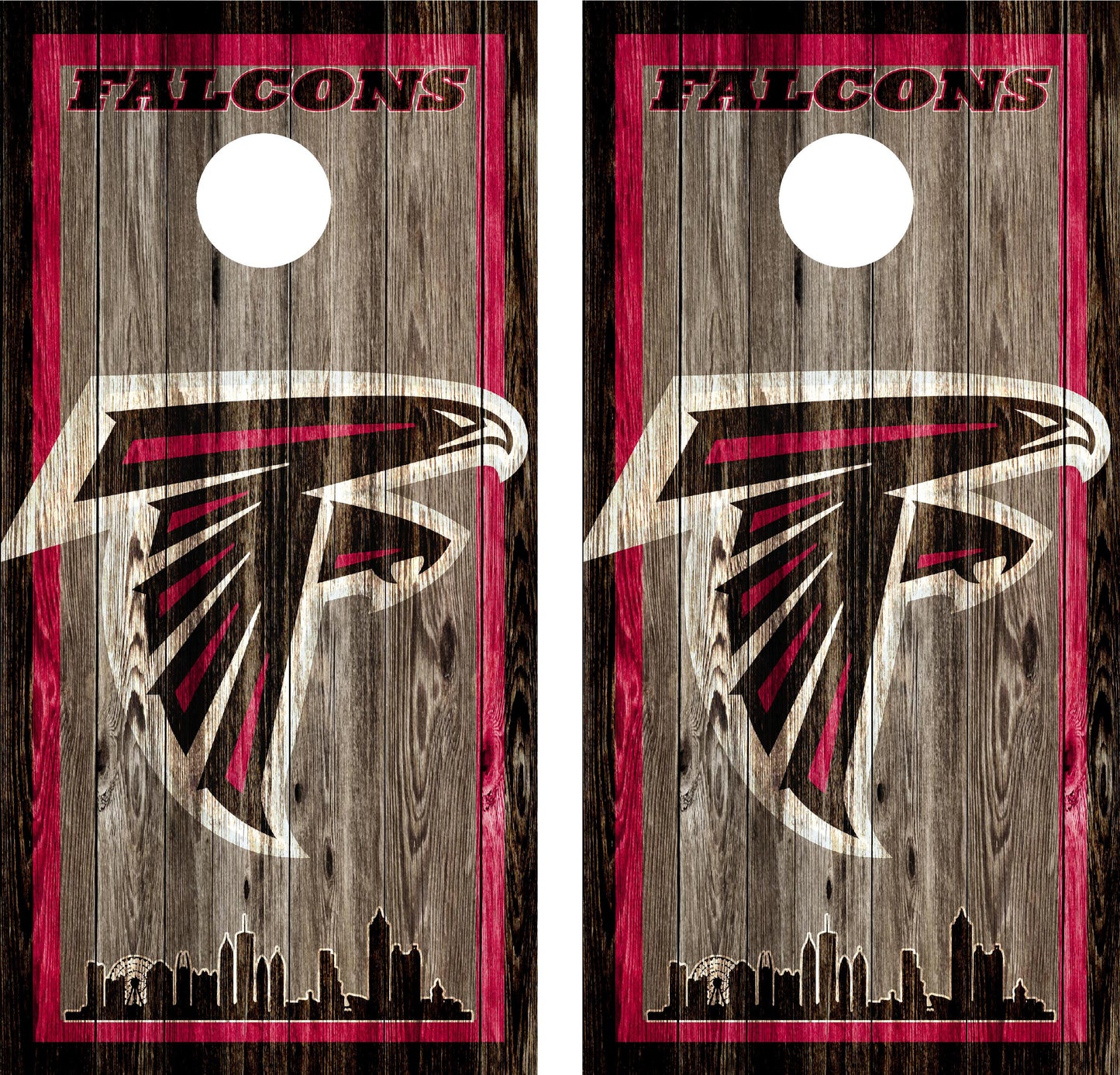 Atlanta Falcons Cornhole Wraps