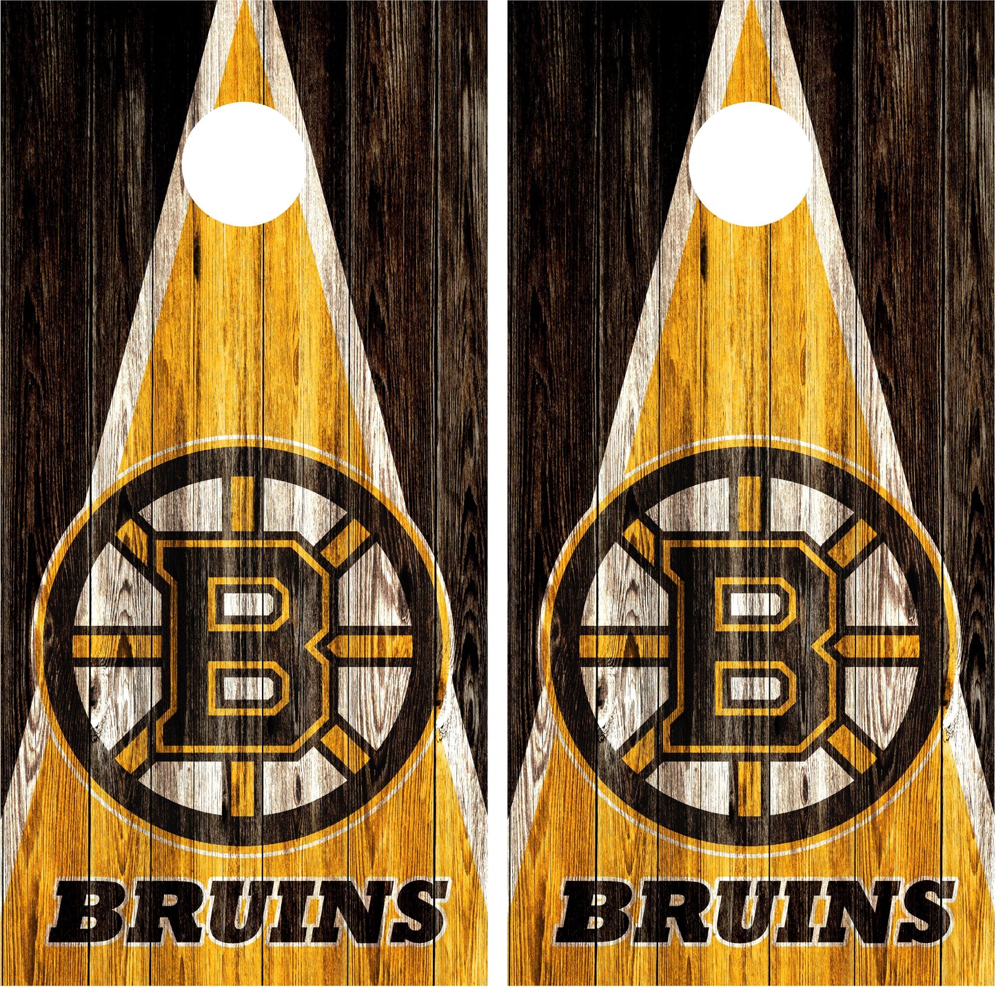 Boston Bruins Cornhole Wraps