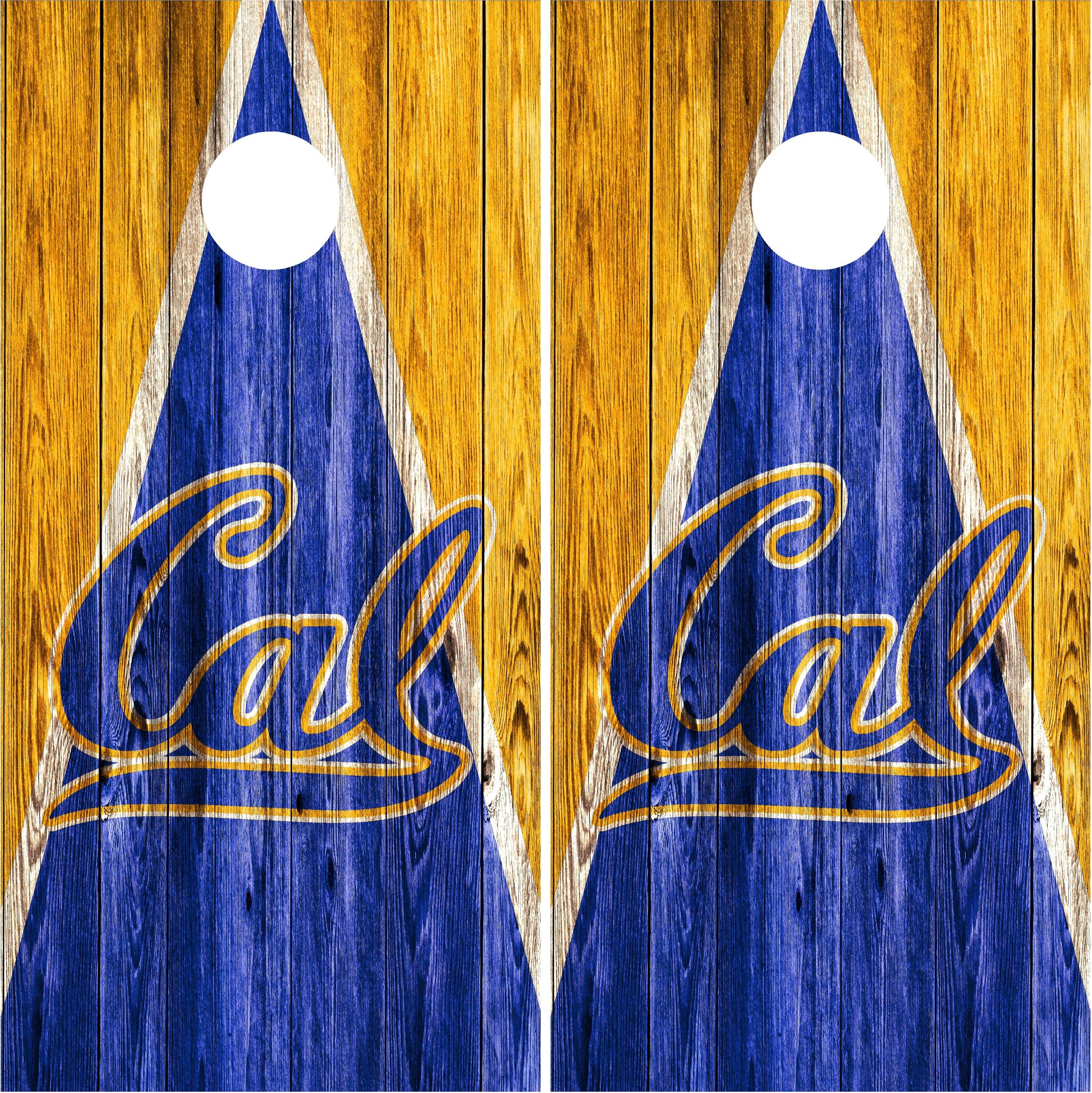 California Golden Bears Cornhole wraps
