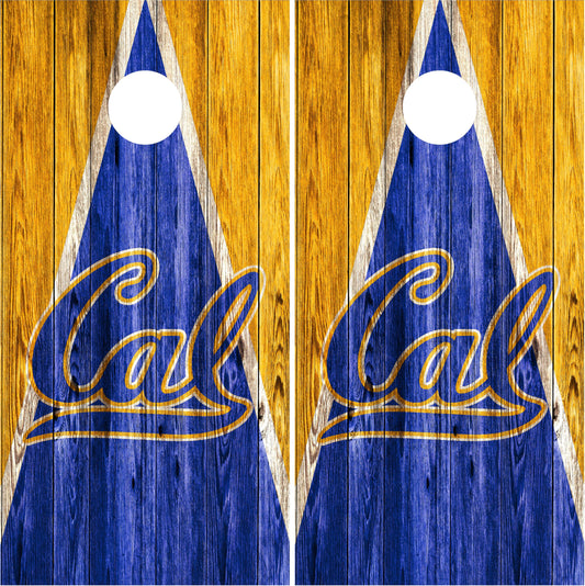 California Golden Bears Cornhole wraps
