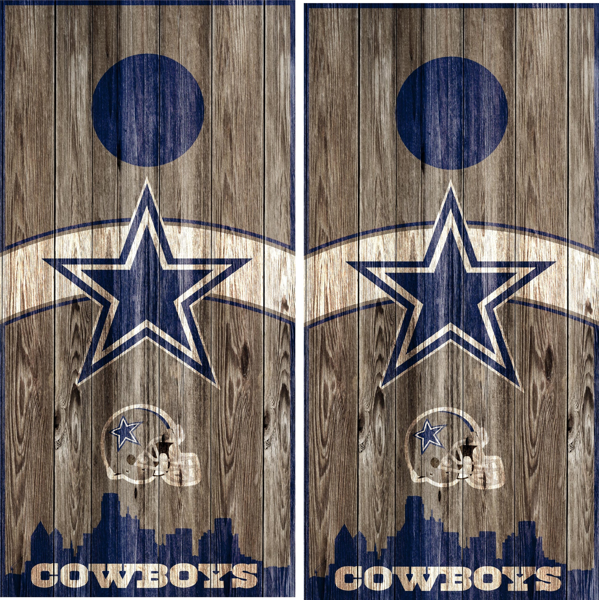 Dallas Cowboys Cornhole Wraps