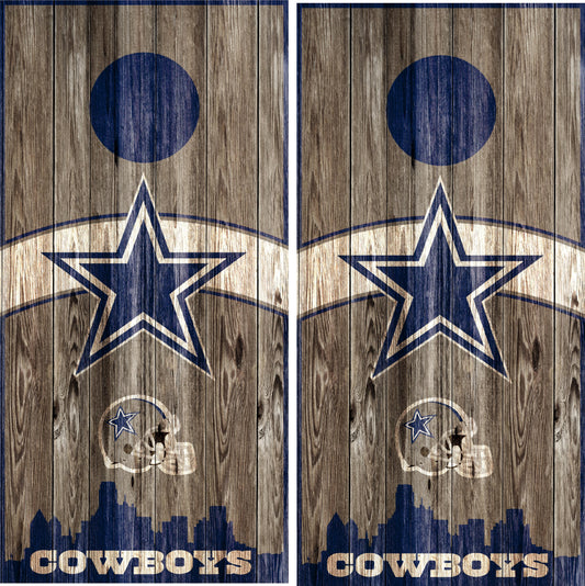 Dallas Cowboys Cornhole Wraps