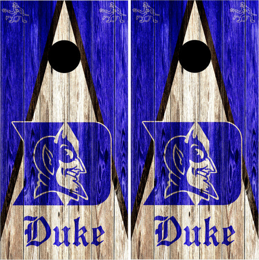Duke Blue Devils Cornhole wraps