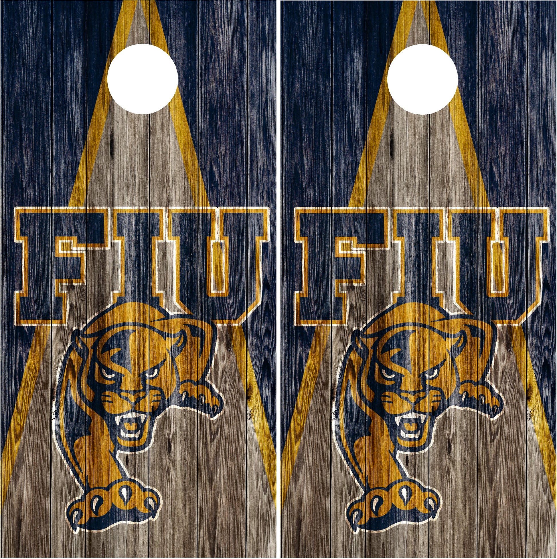 Florida International Panthers Cornhole wraps