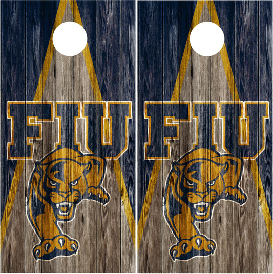 Florida International Panthers Cornhole wraps