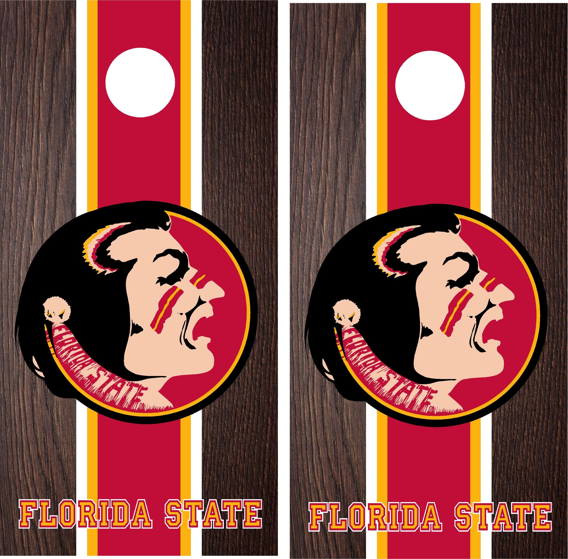 Florida State Seminoles Cornhole wraps