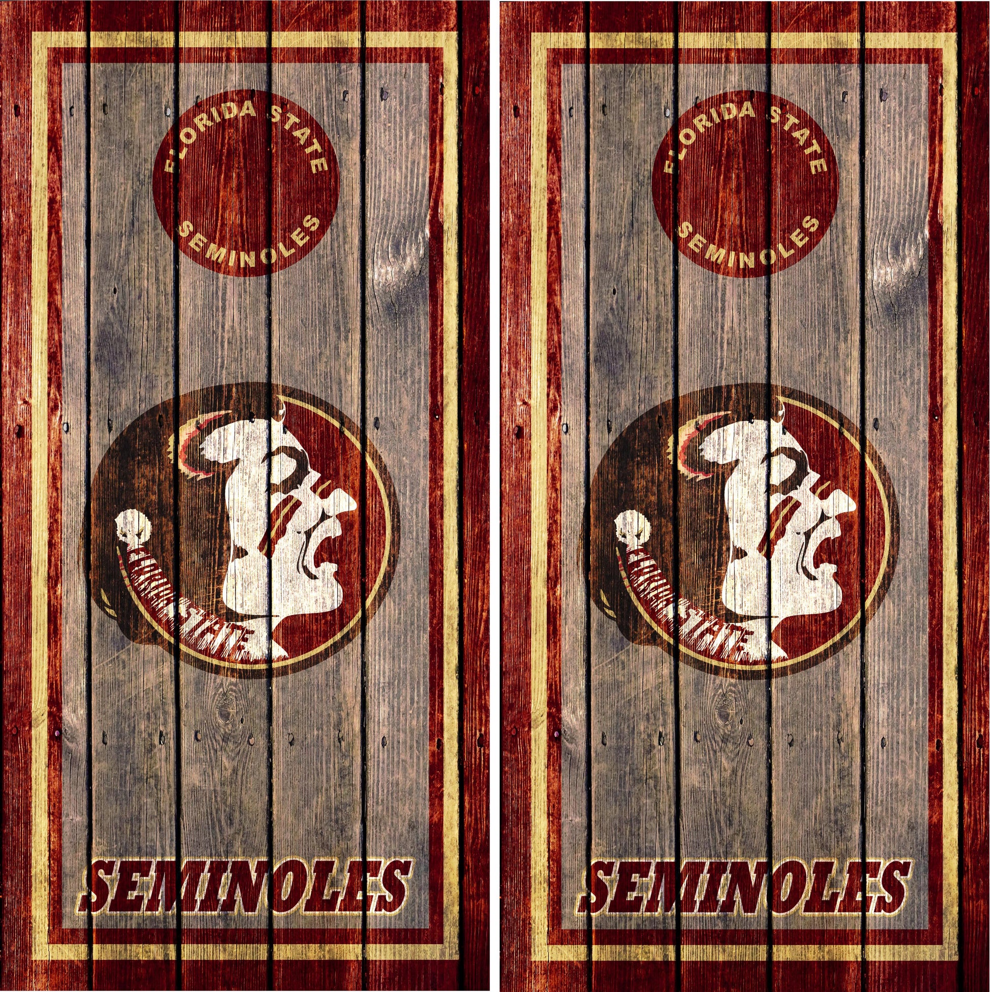 Florida State Seminoles Cornhole wraps