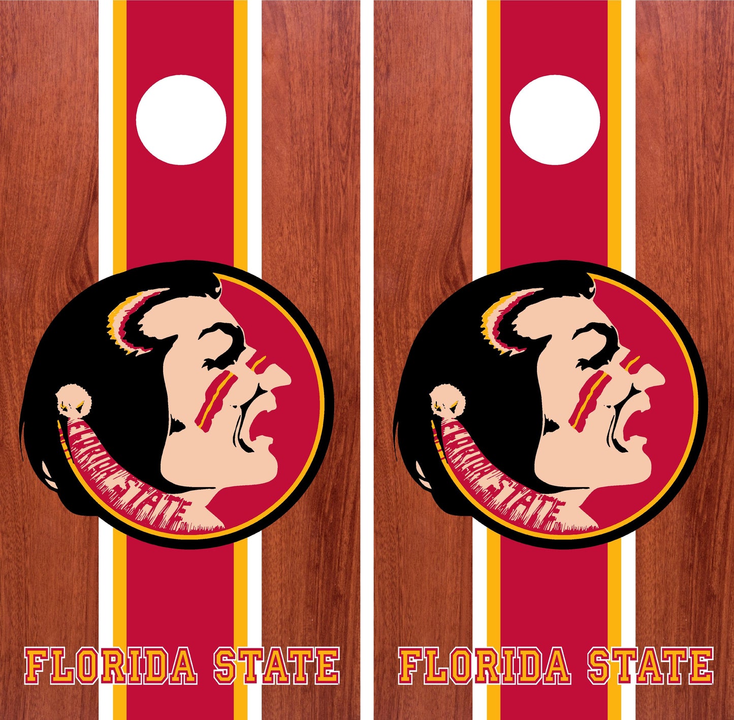 Florida State Seminoles Cornhole wraps