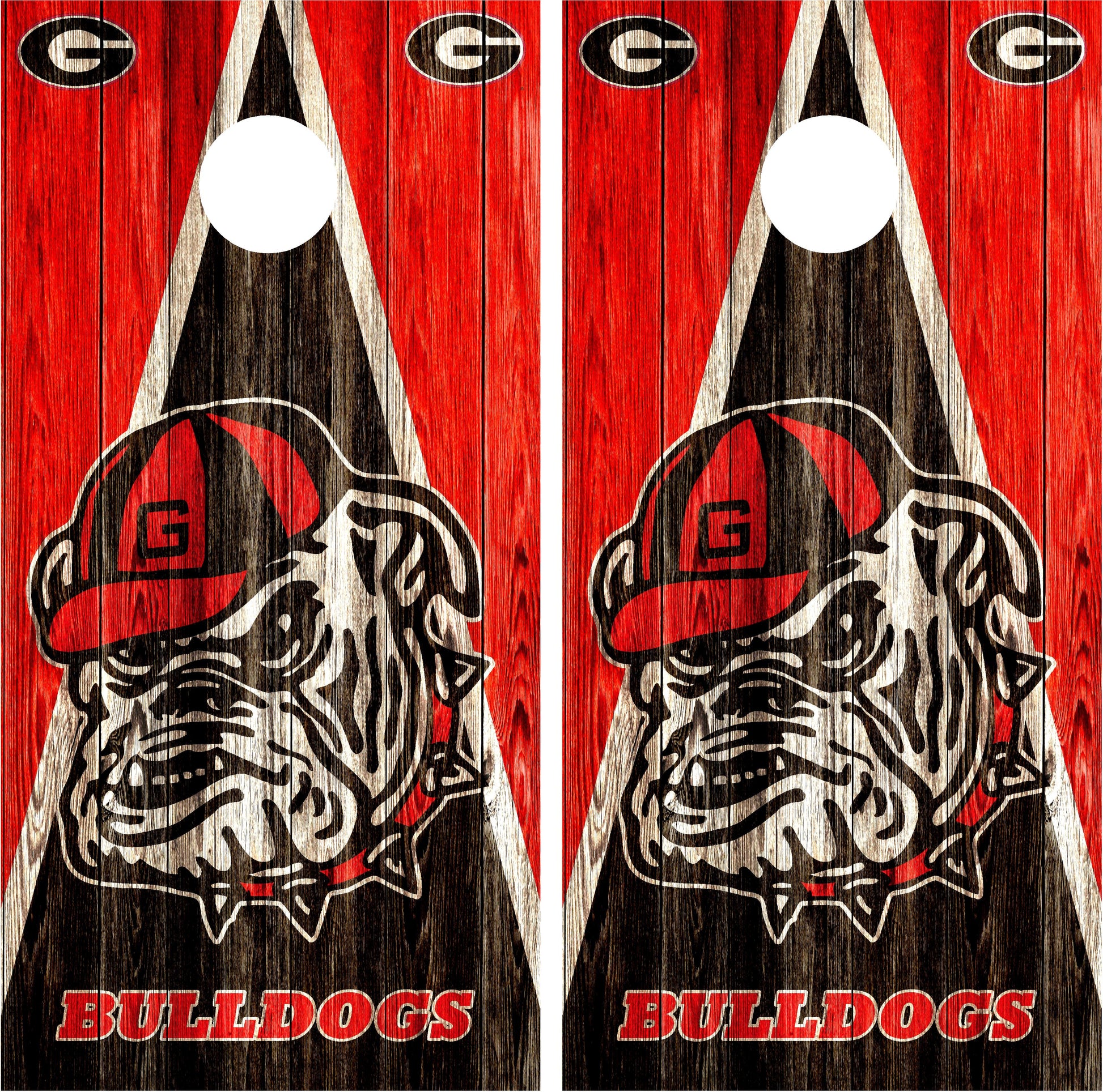 Georgia Bulldogs Cornhole wraps