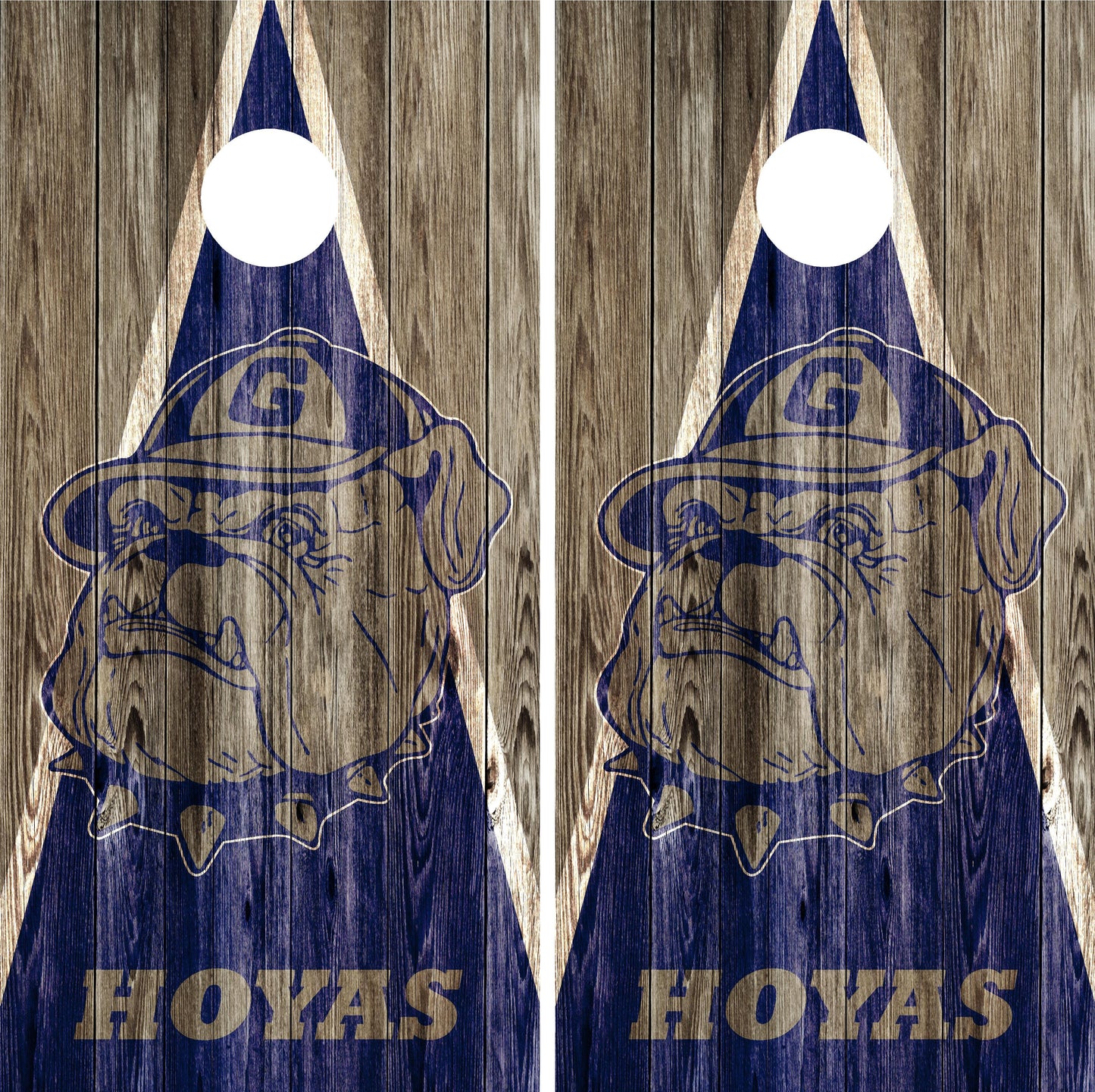 Georgetown Hoyas Cornhole wraps