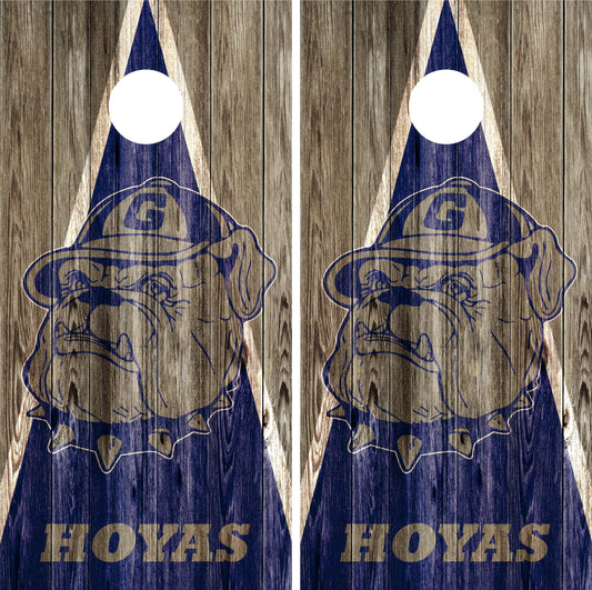 Georgetown Hoyas Cornhole wraps