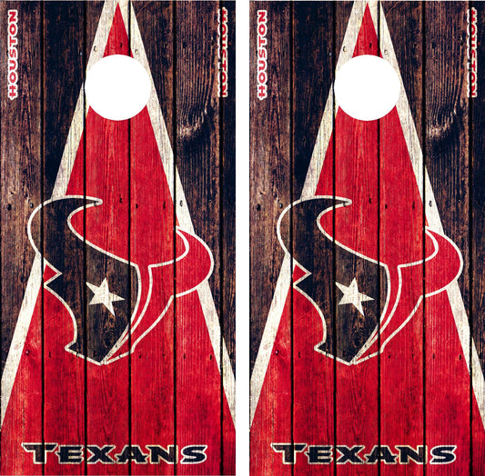 Houston Texans Cornhole Wraps