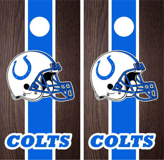 Indianapolis Colts Cornhole Wraps