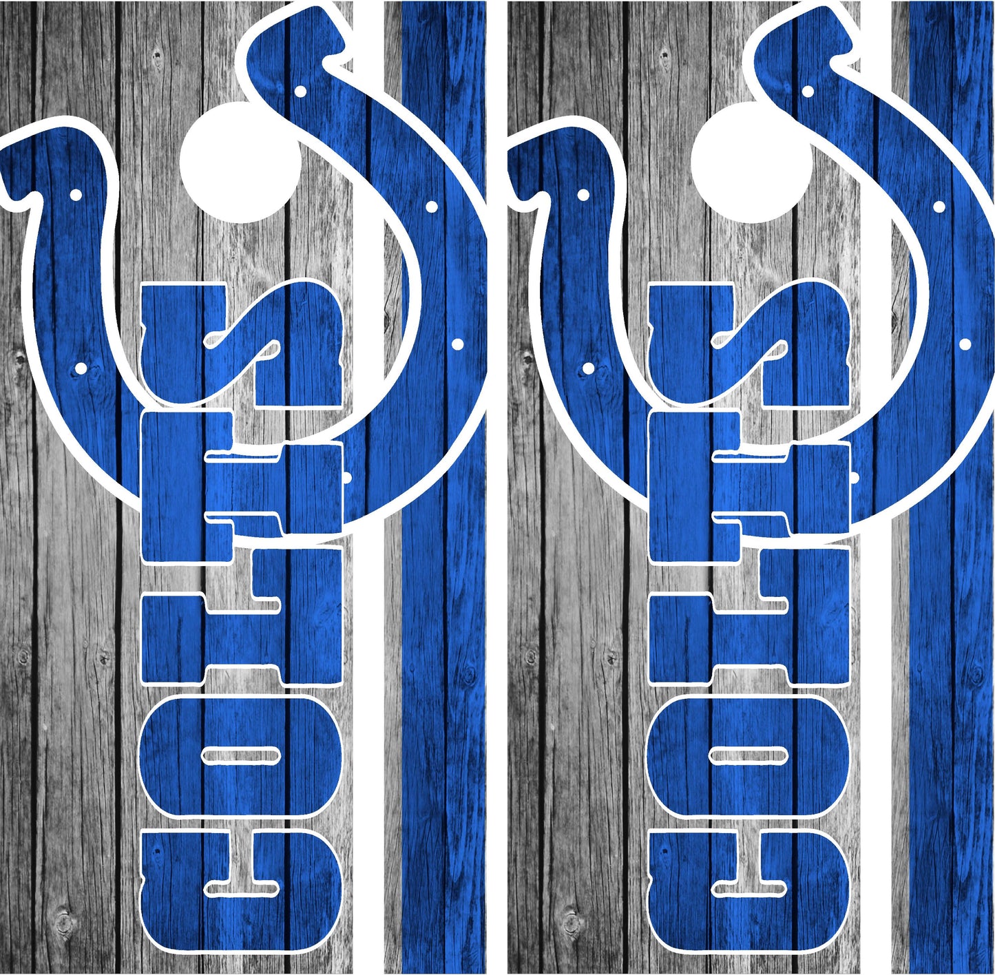 Indianapolis Colts Cornhole Wraps