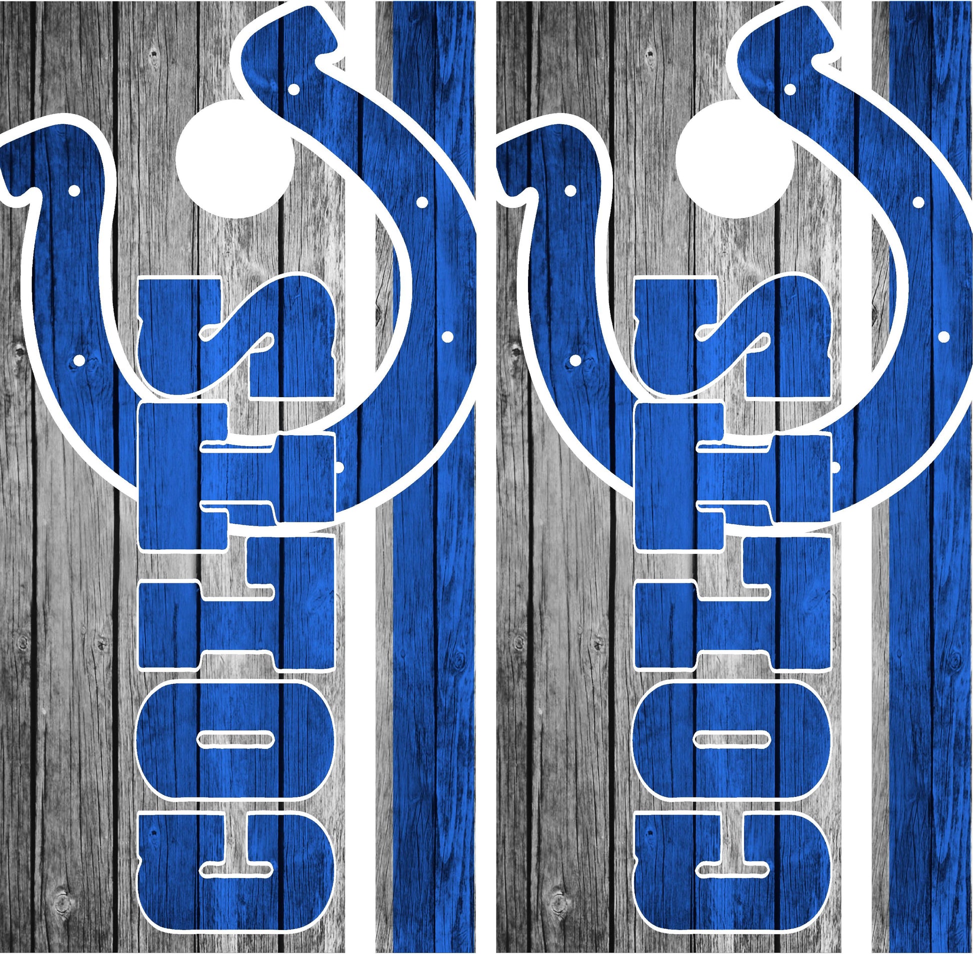 Indianapolis Colts Cornhole Wraps
