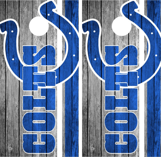 Indianapolis Colts Cornhole Wraps
