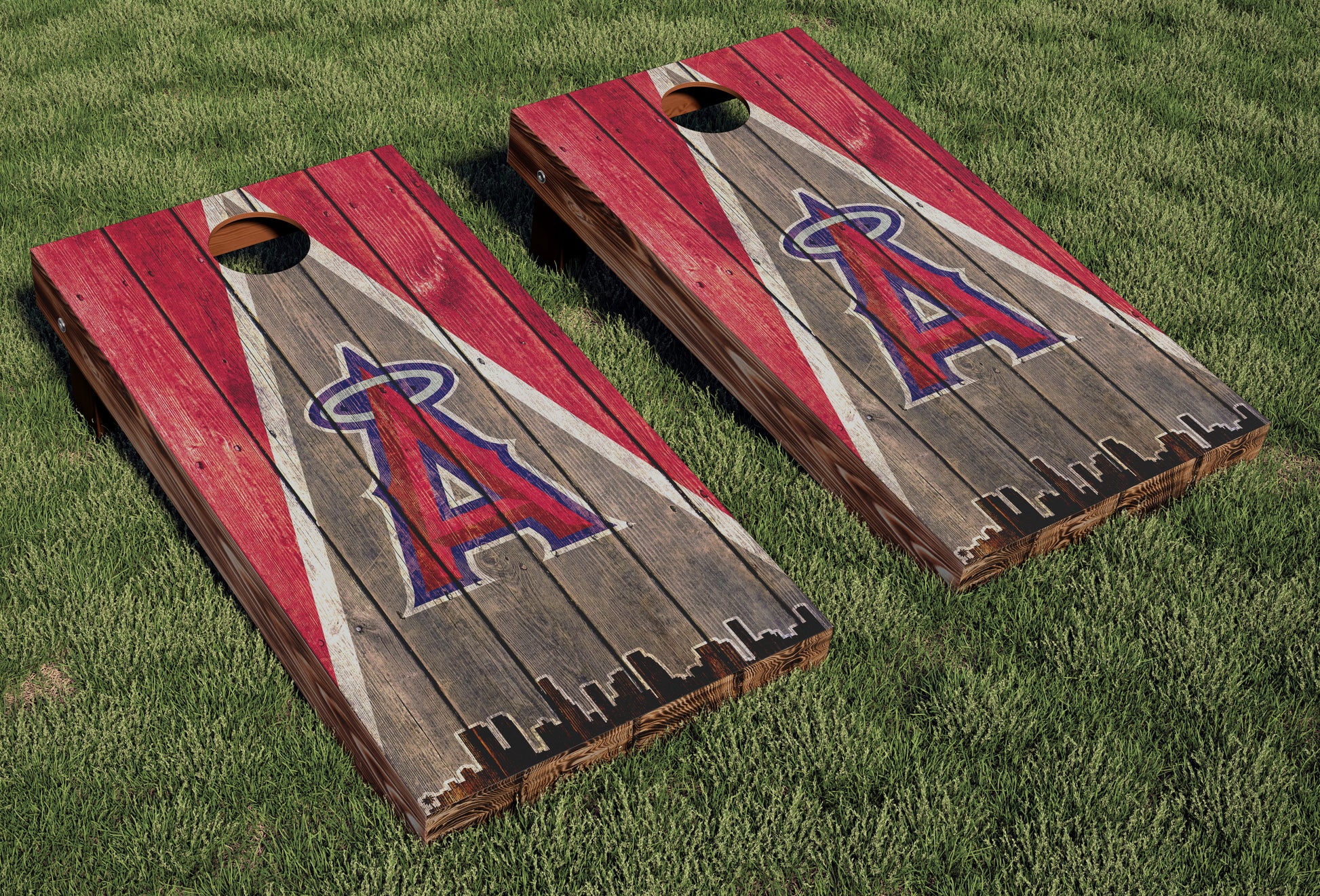 Los Angeles Angels Regulation Cornhole Boards