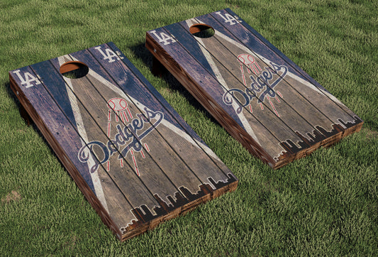 Los Angeles Dodgers Regulation Cornhole Boards