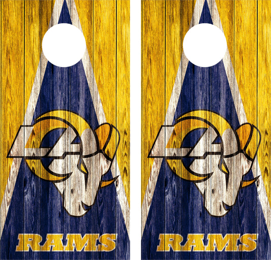 Los Angeles Rams Cornhole Wraps!