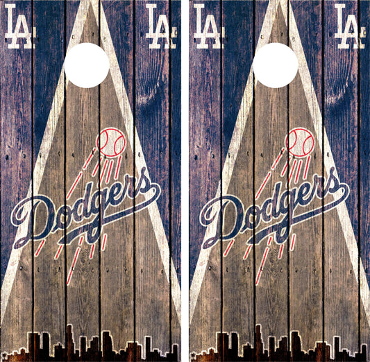 Los Angeles Dodgers Cornhole Wraps
