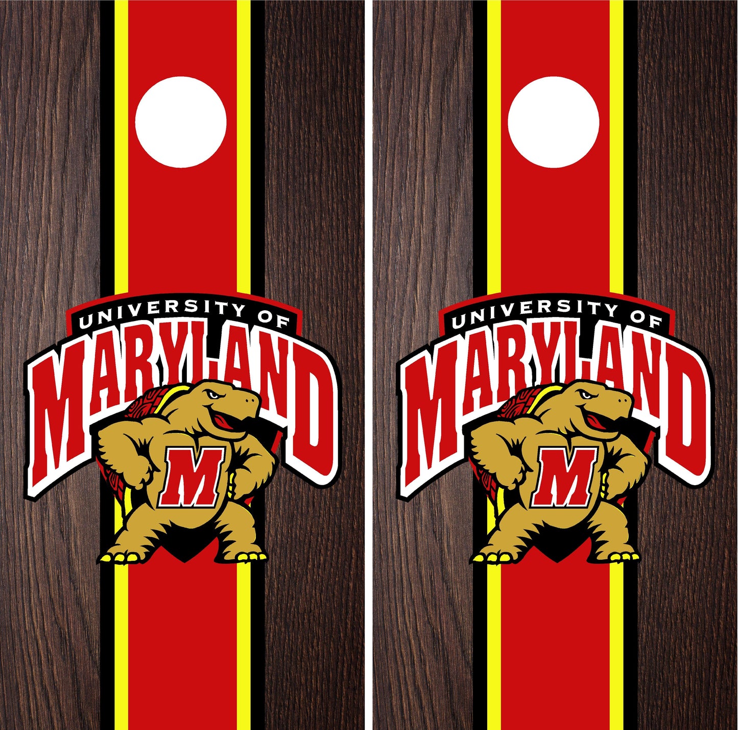 Maryland Terrapins Cornhole wraps