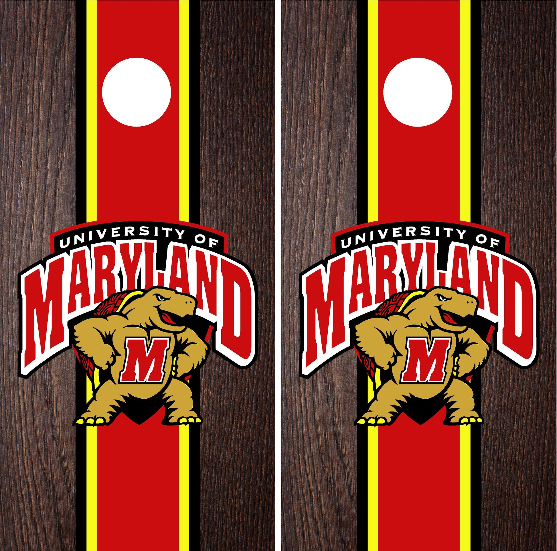 Maryland Terrapins Cornhole wraps